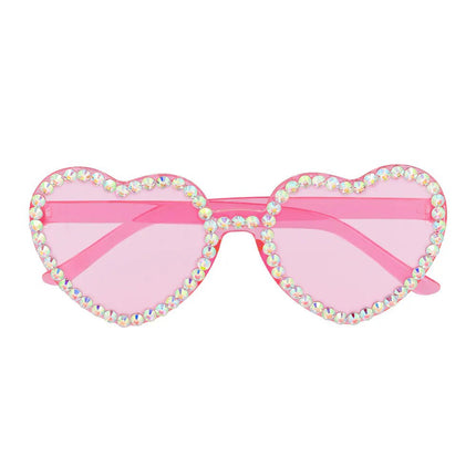 Partybril Diamond heart van Boland koop je bij Partywinkel