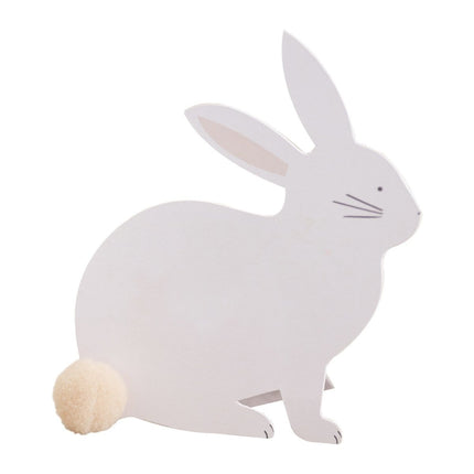 Pasen Naamkaartjes Konijn 7cm 6st van Ginger Ray koop je bij Partywinkel