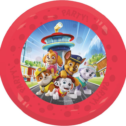 Paw Patrol Borden Herbruikbaar 21cm 4st van Procos koop je bij Partywinkel