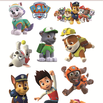 Paw Patrol Tattoos van Funny Products koop je bij Partywinkel