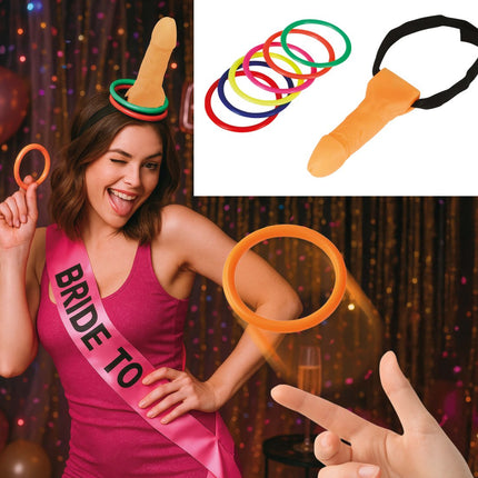 Penis spel met ringen van Fiestas Guirca koop je bij Partywinkel