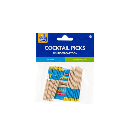 Pensioen Cocktailprikkers 50st van Paper Dreams koop je bij Partywinkel