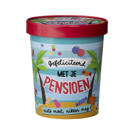 Pensioen Snoepbakje 12cm van Paper Dreams koop je bij Partywinkel