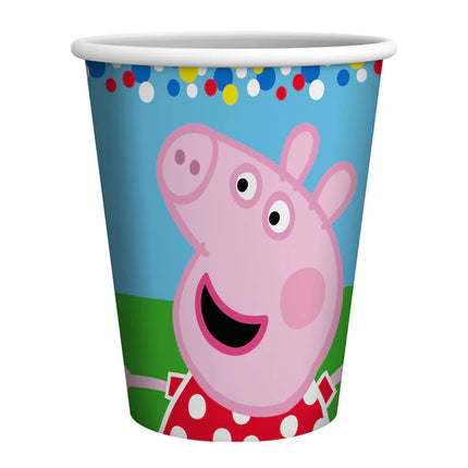 Peppa Pig Bekers 250ml 8st