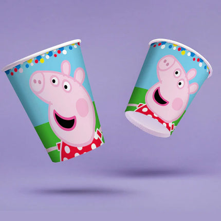 Peppa Pig Bekers 250ml 8st