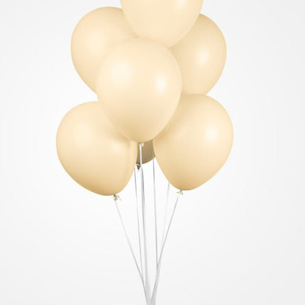 Perzikkleur Ballonnen Pastel Macaron 30cm 10st van WeFiesta koop je bij Partywinkel