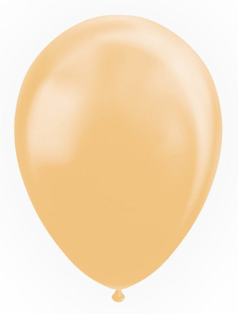 Perzikkleur Ballonnen Pastel Macaron 30cm 50st van WeFiesta koop je bij Partywinkel