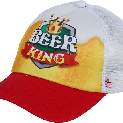 Pet Beer king Rood Wit Geel van Fiestas Guirca koop je bij Partywinkel