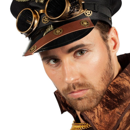 Pet Steampunk Met Bril van Wilbers & Wilbers koop je bij Partywinkel