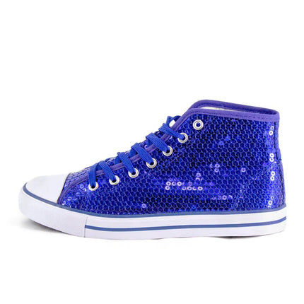 Blauwe Schoenen Glitters