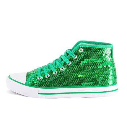 Groene Schoenen Glitters