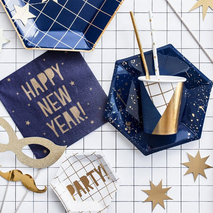 Photobooth Let'S Celebrate Goud 8st van Partydeco koop je bij Partywinkel