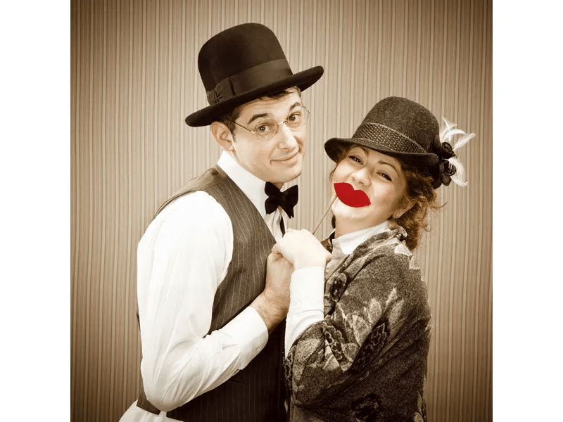 Photobooth Lippen Rood 6st van Partydeco koop je bij Partywinkel