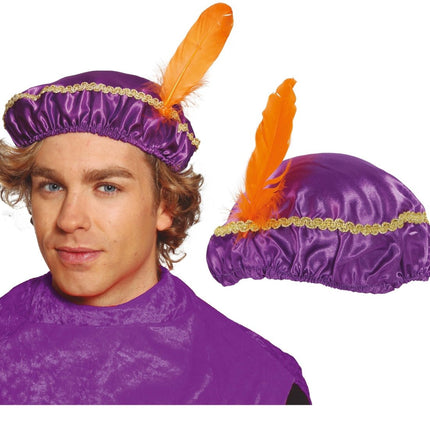 Pietenmuts Paars van Fiestas Guirca koop je bij Partywinkel