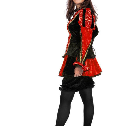 Pietenpak Dames Rood van Wilbers & Wilbers koop je bij Partywinkel