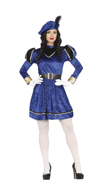 Pietenpak Jurk Blauw van Fiestas Guirca koop je bij Partywinkel