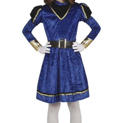 Pietenpak Jurk Kind Blauw/Goud van Fiestas Guirca koop je bij Partywinkel