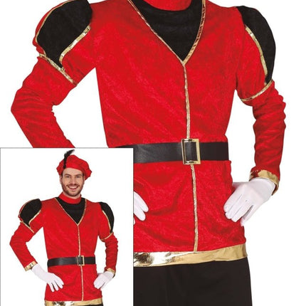 Pietenpak Rood/Goud van Fiestas Guirca koop je bij Partywinkel