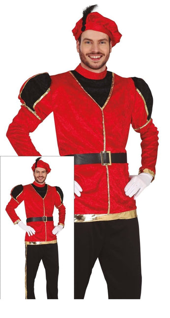 Pietenpak Rood/Goud van Fiestas Guirca koop je bij Partywinkel