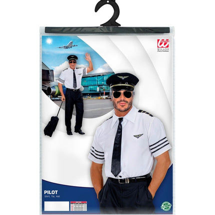 Piloot Accessoireset Heren 3 delig van Widmann koop je bij Partywinkel