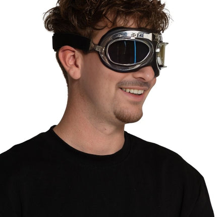 Piloot Bril Zilver van Partychimp koop je bij Partywinkel