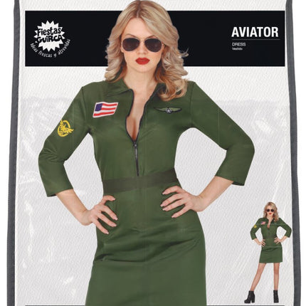 Piloot Jurk Dames Aviatior van Fiestas Guirca koop je bij Partywinkel