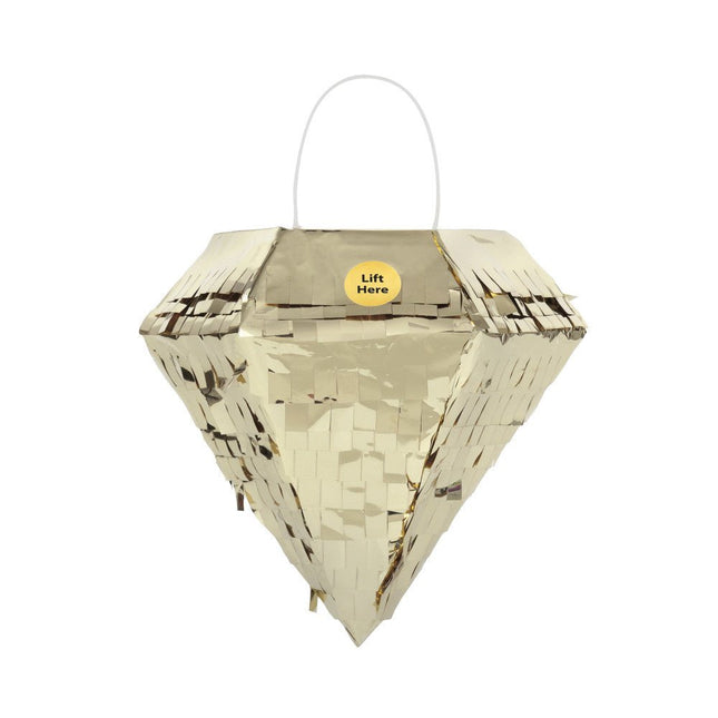 Pinata Diamand 17cm van Unique koop je bij Partywinkel