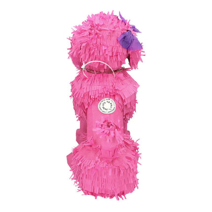 Piñata Roze poedel (45 x 24 x 38 cm) van Boland koop je bij Partywinkel
