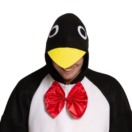 Pinguin Onesie Zwart Wit van Partychimp koop je bij Partywinkel
