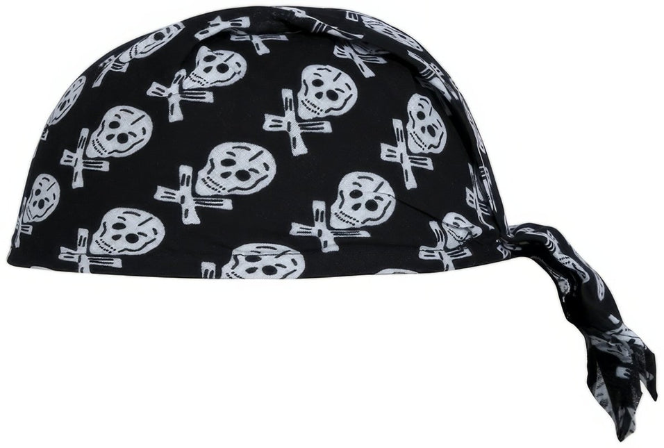 Piraat Bandana Zwart Wit van Fiestas Guirca koop je bij Partywinkel