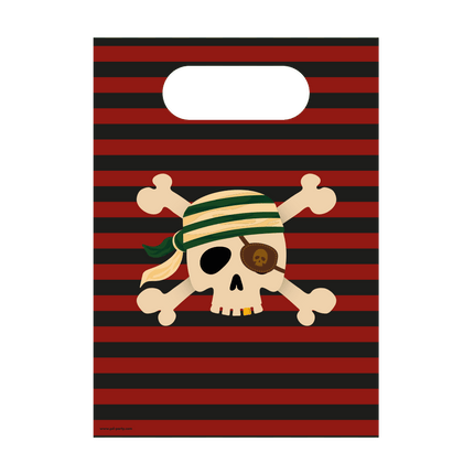 Piraat Cadeautasje 23cm van Paper Dreams koop je bij Partywinkel