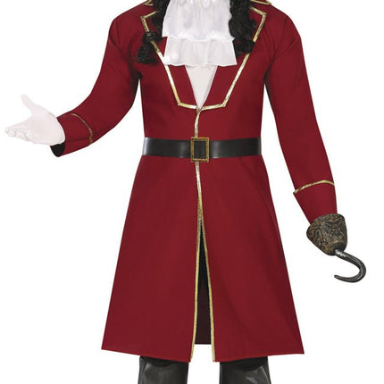 Piraat Kostuum Bordeaux Rood Heren Lang van Fiestas Guirca koop je bij Partywinkel