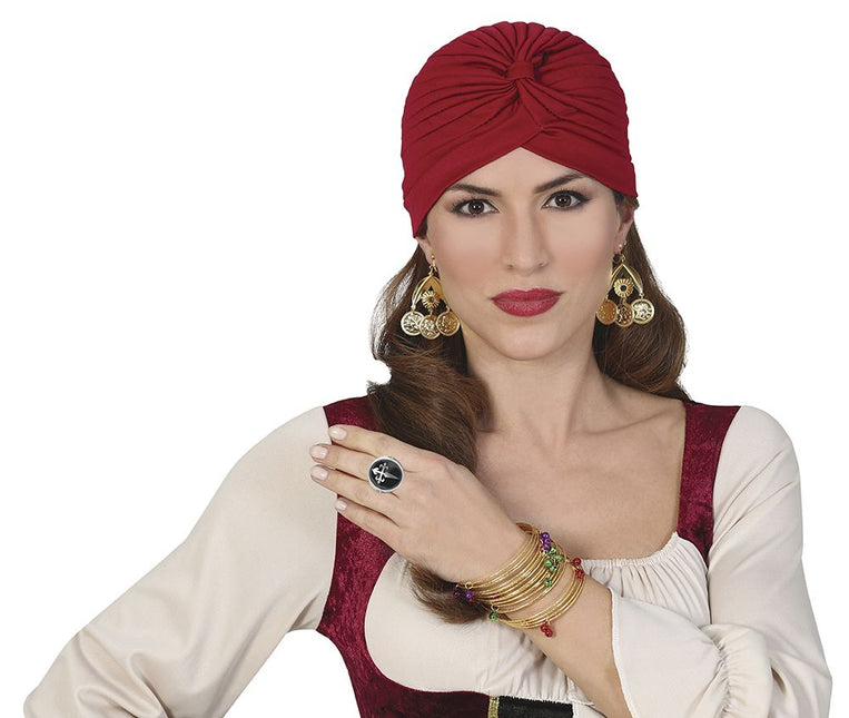 Piraat Ring Kruis van Fiestas Guirca koop je bij Partywinkel