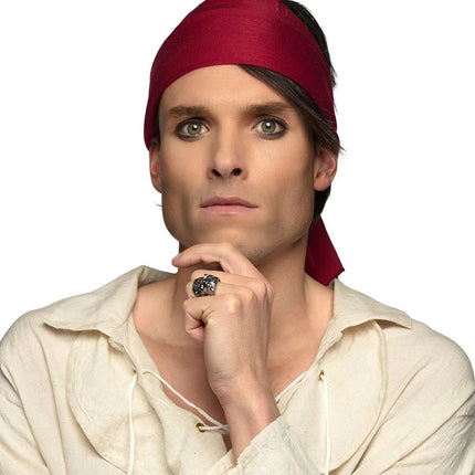 Piraat Ring Skelet 20cm van Boland koop je bij Partywinkel