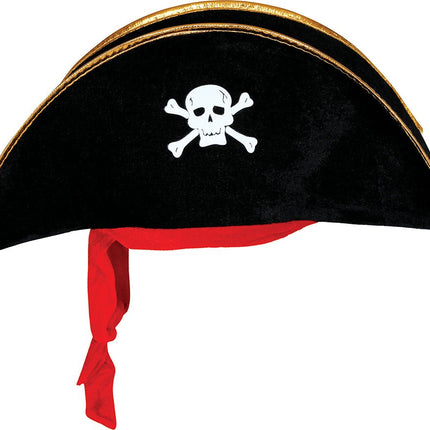 Piraathoed Zwart Rood van Fiestas Guirca koop je bij Partywinkel