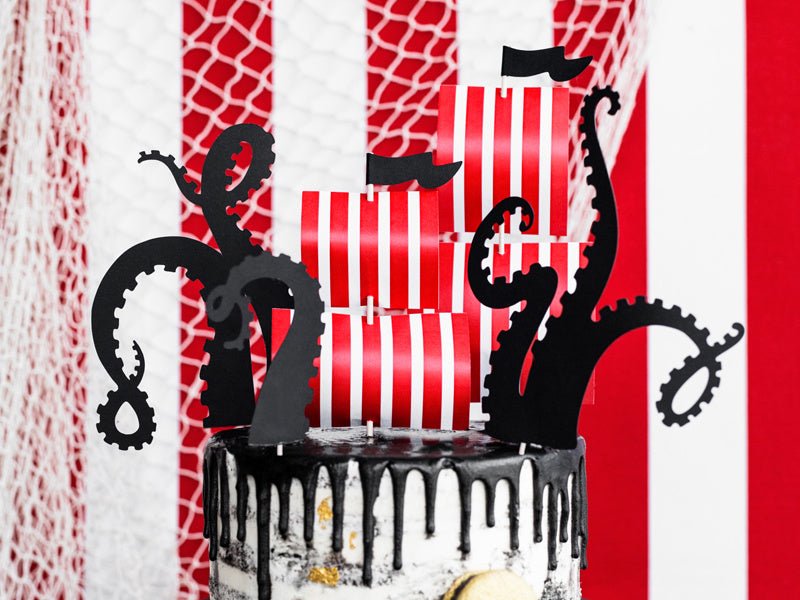 Piraten Caketopper 21cm 5st van Partydeco koop je bij Partywinkel