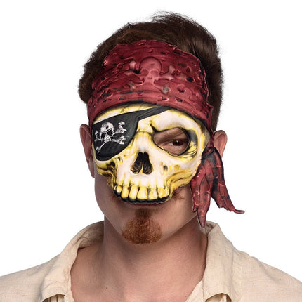 Piraten Masker Half van Boland koop je bij Partywinkel