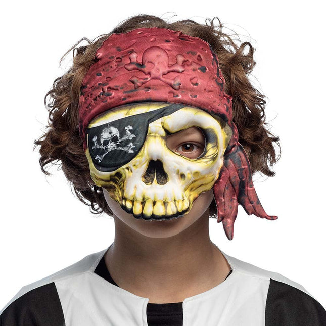 Piraten Masker Half van Boland koop je bij Partywinkel
