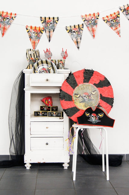 Piraten Uitdeelzakjes 23cm 8st van Folat koop je bij Partywinkel