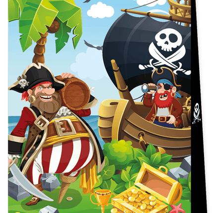 Piraten Uitdeelzakjes 4st van Procos koop je bij Partywinkel
