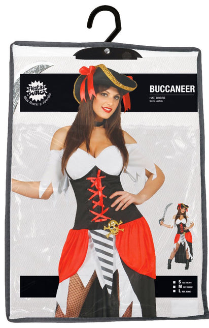 Piratenpak Dames Rood Luxe van Fiestas Guirca koop je bij Partywinkel