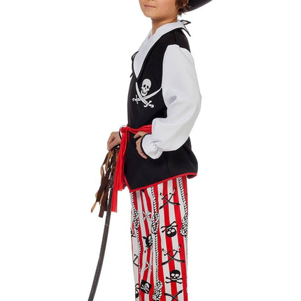 Piratenpak Zwart Wit Jongen van Wilbers & Wilbers koop je bij Partywinkel