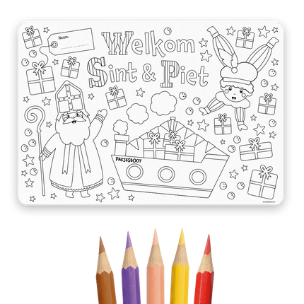 Placemat - Sinterklaas van Paper Dreams koop je bij Partywinkel
