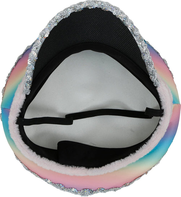 Police multicolor hat with pink ribbon, adult van Fiestas Guirca koop je bij Partywinkel