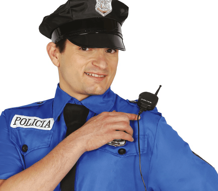 Politie Intercom van Fiestas Guirca koop je bij Partywinkel