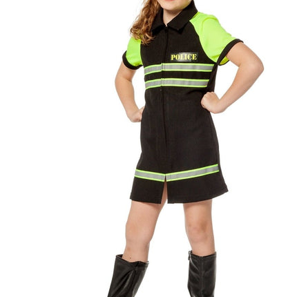 Politie Jurk Zwart Geel Meisje van Wilbers & Wilbers koop je bij Partywinkel