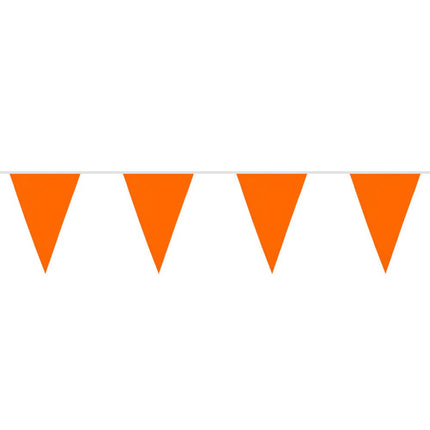 Polyester vlaggenlijn oranje (26 x 18 cm)(6 m) van Boland koop je bij Partywinkel