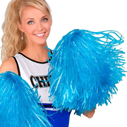 Pom Pom Blauw 1 stuk van Widmann koop je bij Partywinkel