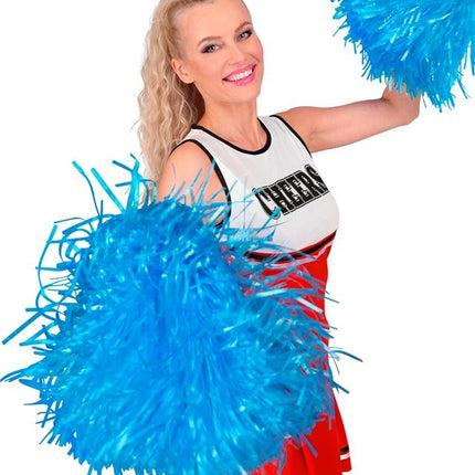 Pom Pom Blauw 1 stuk van Widmann koop je bij Partywinkel