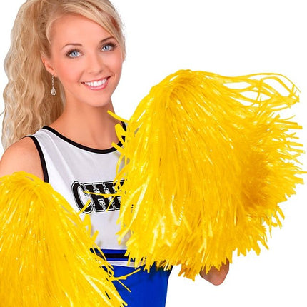 Pom Pom Geel 1 stuk van Widmann koop je bij Partywinkel